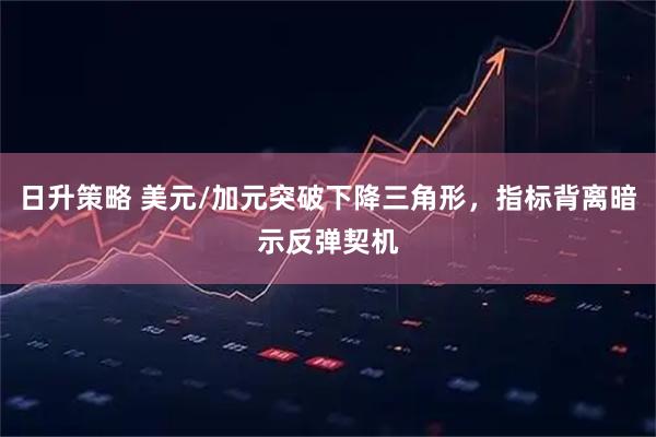 日升策略 美元/加元突破下降三角形，指标背离暗示反弹契机
