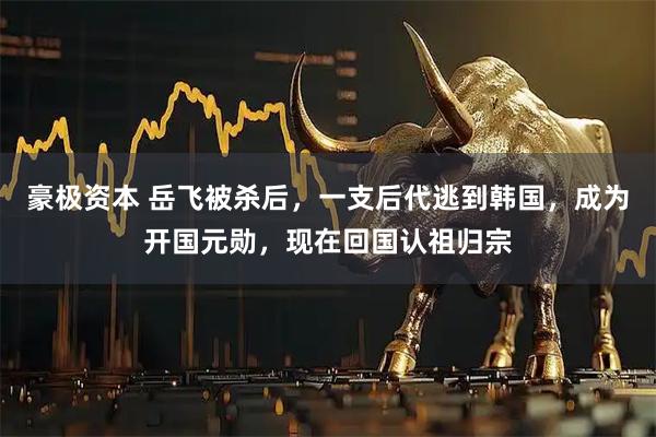 豪极资本 岳飞被杀后，一支后代逃到韩国，成为开国元勋，现在回国认祖归宗